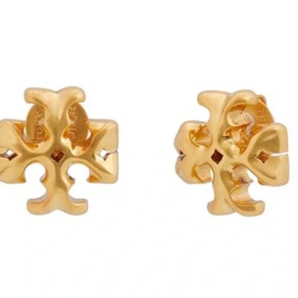 18k Tory Burch ROXANNE Extra-large Statement stud Earrings